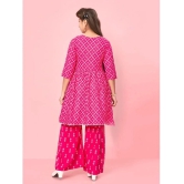 Aarika Pink Cotton Girls Kurta and Sharara Set ( Pack of 1 ) - None