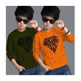 Supersquad - Multi Color Cotton Boys Sweatshirt ( Pack of 2 ) - None