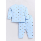 Dollar Blue Cotton Baby Boy T-Shirt & Trouser ( Pack of 1 ) - None