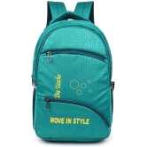 Da Tasche 40 Ltrs Green Polyester College Bag - Green