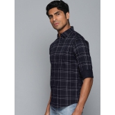 Dennis Lingo - Navy 100% Cotton Slim Fit Men's Casual Shirt ( Pack of 1 ) - None