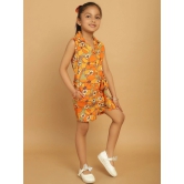 MINI & MING Girls Printed Sleeveless Playsuit