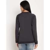 Women Wild Journey Black Solid Sweatshirt-XL