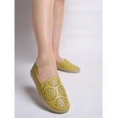 Shoetopia Yellow Women''s Loafers - None