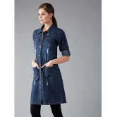 Miss Chase - Cotton Navy Over coats - None