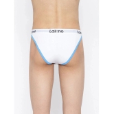 La Intimo White Cotton Mens Bikini ( Pack of 3 ) - None