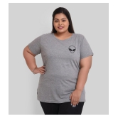 Neo Garments - Grey Cotton Regular Fit Womens T-Shirt ( Pack of 1 ) - None