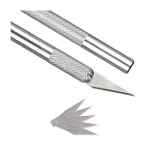 ECLET Detail Pen Knife with 5 Interchangeable Sharp Blades for Carving/Mat Cutting &Paper Cutting (Code 10