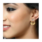 VIVASTRI Golden Chandbalis Earrings ( Pack of 1 ) - Golden