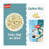 YUM YUM 100% Natural California Almonds & Cashews 1kg Dry Fruits (500 g Each)