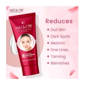 Meglow Skin Brightening Cream for Women 50g + Instant Glow Facewash 70g + Apricot Scrub 70g + Lip Shiner (SPF-15) 15g