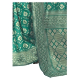 ofline selection Green Jacquard Saree - Single