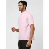 DESHBANDHU DBK - Pink Cotton Mens Regular Kurta ( Pack of 1 ) - None