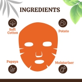 De-Tan Face Sheet Mask (Potato & Papaya)