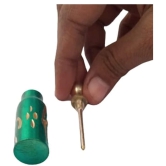 Mii Art Brass surmedani with surma use in eyes makeup(Color-Green)(size-6cm,small) Pack of 1 pcs