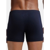 Jockey 8008 Men Super Combed Cotton Rib Solid Boxer Brief - Deep Navy (Pack of 2) - None