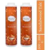 Beautisoul Beautisoul Talc Sandalwood Talc 600 gm Pack of 2