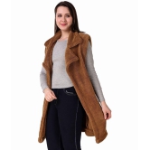 PPTHEFASHIONHUB Fleece Womens Shrugs - Brown ( ) - None