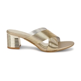 Ishransh - Gold Women's Slip On Heels - None