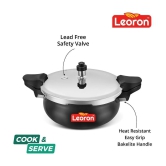 LEORON All One Cook Smart 3.5 L Hard Anodized OuterLid Pressure Cooker With Induction Base