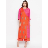 Women Pink Ethnic Motifs Printed Kurta