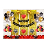 Party Propz Happy Anniversary Decorations Items For Home-70Pcs Round Foil Balloon with Latex and Confetti Baloons for Wedding / Anniversary Party Decoration for Husband Or Wife/Marriage Deco