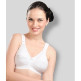 Madam - White Cotton Non - Padded Womens Minimizer Bra ( Pack of 1 ) - 46B