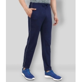 NEUVIN - Navy Cotton Mens Trackpants ( Pack of 1 ) - XL