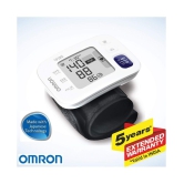 Omron HEM 6181 Fully Automatic Wrist Blood Pressure Monitor with Intelligence Technology, Cuff Wrapping Guide and Irregular Heartbeat Detection for Most Accurate Measurement (White)