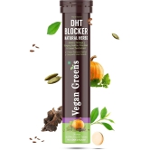 Vegan Greens Plant Based DHT Blocker +Biotin Hair FallControl 25Effervescent Orange 25 no.s Orange Minerals Tablets