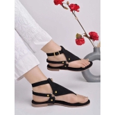 Stylestry Black Womens Flats - None