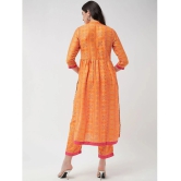 Pannkh - Orange Polyester Womens Nayra Kurti ( Pack of 1 ) - None