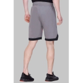 LEEBONEE Light Grey Polyester Blend Mens Shorts ( Pack of 1 ) - None