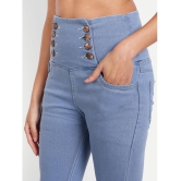 AngelFab - Light Blue Denim Skinny Fit Women''s Jeans ( Pack of 1 ) - None