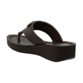 Aerowalk - Brown Womens Leather Slipper - None