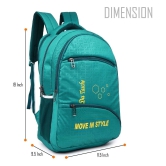 Da Tasche 40 Ltrs Green Polyester College Bag - Green