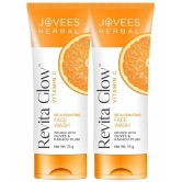 Jovees Herbal Revita Glow Vitamin-C Face Wash For Skin Brightening 75ml (Pack of 2)