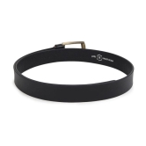 Loopa - Black 100% Leather Mens Formal Belt ( Pack of 1 ) - None