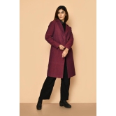 Mrinal handloom cotton trench coat jacket for women