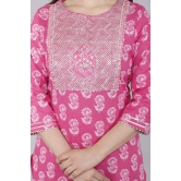 kurti with pant & dupatta Dupatta Sets-M / Pink