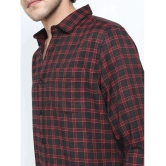 Ketch Cotton Blend Slim Fit Checks Full Sleeves Mens Casual Shirt - Black ( Pack of 1 ) - None