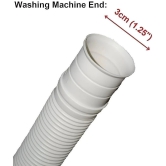 NW 2 Meter Top load/Semi Load Washing Machine Outlet Drain Waste Water Hose Hose Pipe - Pack of 1