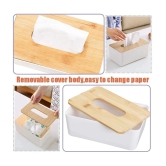 GEEO Car Tissue Dispenser Plastic White