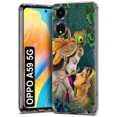 NBOX Multicolor Printed Back Cover Silicon Compatible For Oppo A59 5G ( Pack of 1 )