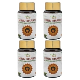 Nature Sure Mind Shakti Tablets For Memory & Concentration Pack of 4 - 60 Tablets Each