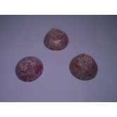 Set of 3 Vintage Glass Knobs