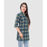 Meher Impex - Multicoloured Cotton Blend Women''s Straight Kurti ( Pack of 1 ) - None