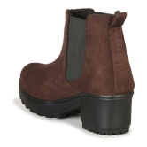 Ishransh - Brown Women's Ankle Length Boots - None