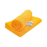 SOFTSPUN Microfiber Cleaning Cloths, 3pcs 40x40cms 340GSM Orange! Highly Absorbent, Lint and Streak Free, Multi -Purpose Wash Cloth for Kitchen, Car, Window, Stainless Steel, silverware.