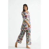 Label Flavia Multi Color Printed Pant Top Set - None